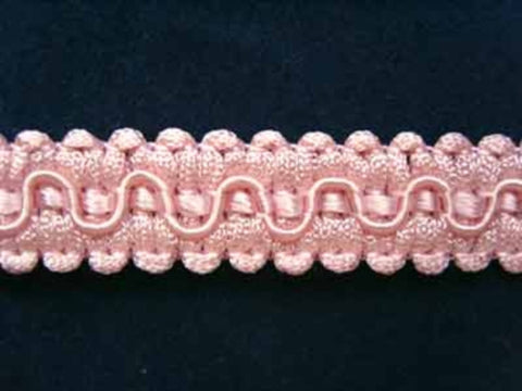 FT371 15mm Pale Pink Cord Decorated Braid Trimming