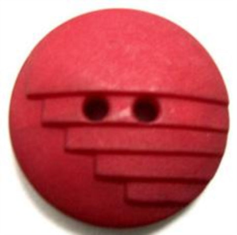B15796 23mm Pale Scarlet Berry Matt 2 Hole Button - Ribbonmoon