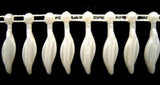 PT49 20mm Pearl White Bead String Cocoa Beam Trimming - Ribbonmoon