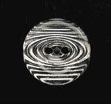 B11672 18mm Clear Glass Effect 2 Hole Button - Ribbonmoon