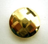 B14907 19mm Gilded Gold Poly Golf Ball Finish Shank Button - Ribbonmoon