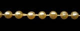PT136 4mm Rich Cream Strung Pearl / Bead String Trimming - Ribbonmoon