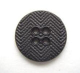 B6076 15mm Deep Smoked Grey Textured 4 Hole Button - Ribbonmoon