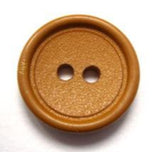 B11071 19mm Golden Brown Matt Centre 2 Hole Button - Ribbonmoon