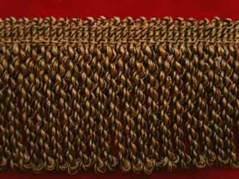 FT1932 66mm Black and Old Gold Bullion Fringe - Ribbonmoon