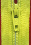 Z1966 YKK 51cm Bright Sunny Lime Nylon No.3 Closed End Zip - Ribbonmoon