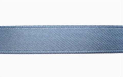 R1921 10mm Dusky China Blue Double Faced Satin Ribbon by Offray - Ribbonmoon