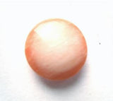 B17260 17mm Frosted Apricot Gloss Shank Button - Ribbonmoon