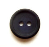 B9216 15mm Navy Matt 2 Hole Button - Ribbonmoon