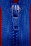 Z2766 69cm Dark Royal Blue Nylon No.5 Open End Zip - Ribbonmoon