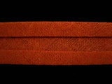 BB113 16mm Rust 100% Cotton Bias Binding - Ribbonmoon