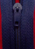 Z2351 18cm Navy Nylon Pin Lock No.3 Closed End Zip - Ribbonmoon