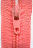Z1910 YKK 51cm Bright Pale Coral Nylon No.3 Closed End Zip - Ribbonmoon