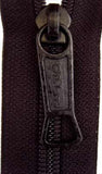 Z2898 25cm Optilon Nylon Heavy Duty No.5 Closed End Zip,Reversible Pullers. - Ribbonmoon