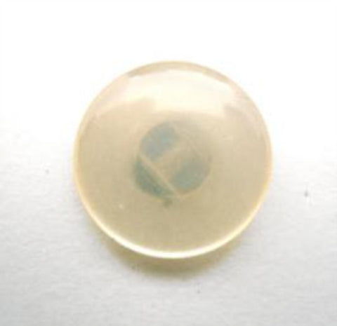 B16474 17mm Cream Tinted Pearlised Polyester Shank Button - Ribbonmoon