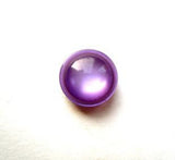 B12414 11mm Puprle Tinted Polyester Shank Button - Ribbonmoon