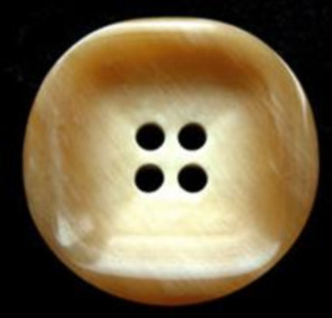 B17812 22mm Frosted Toffee Aaran Gloss 4 Hole Button - Ribbonmoon