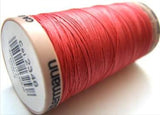 GQT 2346 Gutermann 200 metre spool of Cotton Quilting Thread. Coral