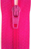 Z3120C 18cm Shocking Pink Nylon No.3 Closed End Zips - Ribbonmoon