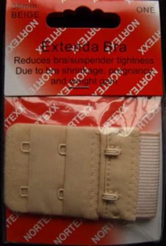 BRAX15 38mm Beige Bra Adjuster / Extender, Easy Fit. - Ribbonmoon