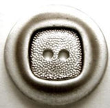 B10563 23mm Dull Silver Metal Alloy 2 Hole Button - Ribbonmoon