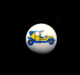 B12499 12mm Car Design Childrens Shank Picture Button - Ribbonmoon