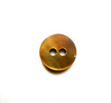 B16809 10mm Golden Brown Real Shell Shimmery 2 Hole Button - Ribbonmoon