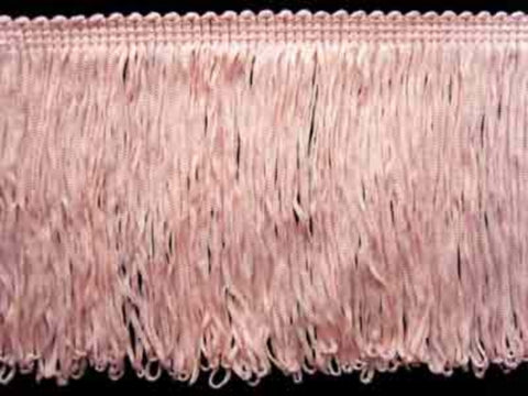 FT1964 10cm Pale Pink Dense Looped Dress Fringe - Ribbonmoon