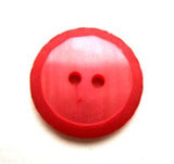 B13973 17mm Geranium Pink Pearlised Centre, Matt Rim 2 Hole Button - Ribbonmoon
