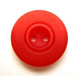 B13992 18mm Tonal Deep Orange Matt 2 Hole Button - Ribbonmoon