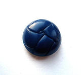 B7820 16mm Royal Blue Leather Effect Football Button - Ribbonmoon