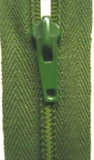 Z3436 Optilon 56cm Leaf Green Nylon No.3 Closed End Zip - Ribbonmoon
