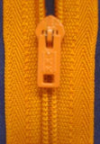 Z1946 YKK 20cm Bright Burnt Gold Nylon No.3 Pin Lock Closed End Zip