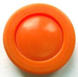B4733 22mm Orange Matt Rim Shank Button - Ribbonmoon