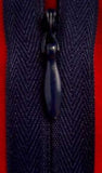 Z2108C 21cm Navy Closed End Concealed Invisible Zips - Ribbonmoon