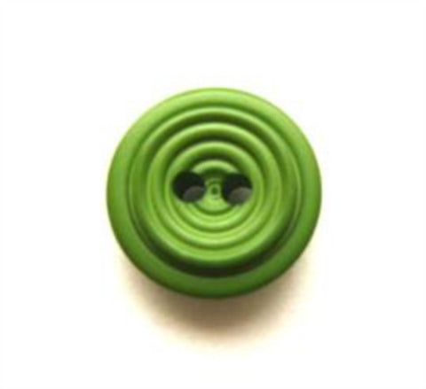 B9119 14mm Spring Leaf Chunky Soft Sheen Ringed Design 2 Hole Button