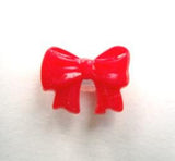 B14173 16mm Red Bow Shaped Novelty Shank Button - Ribbonmoon