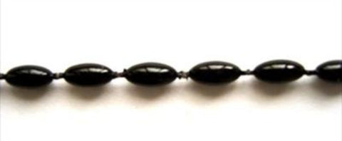 PT16 3mm Black Strung Pearl / Bead String Trimming - Ribbonmoon