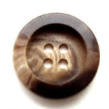 B10816 19mm Browns and Beige's Horn Effect 4 Hole Button - Ribbonmoon