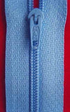 Z0444 31cm Pale Dusky Blue Nylon No.3 Closed End Zip - Ribbonmoon