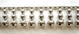 PT85 15mm Silver Strung Pearl, Bead String Trimming - Ribbonmoon
