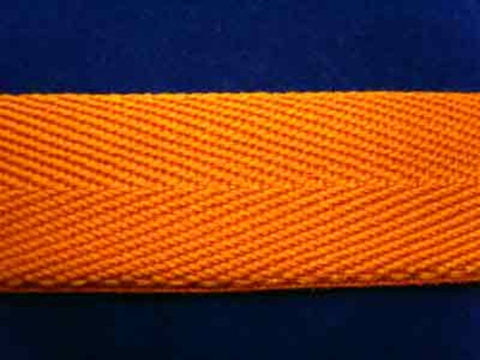 VTAPE06 25mm Marigold Acrylic V Tape Webbing - Ribbonmoon