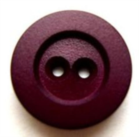 B7346 19mm Wine Burgundy Chunky 2 Hole Button - Ribbonmoon
