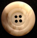 B6764 23mm Creams and Mushroom Aaran Bone Sheen 4 Hole Button - Ribbonmoon