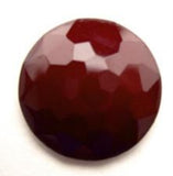 B15967 20mm Burgundy Domed Honeycomb Shank Button - Ribbonmoon