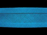BB028 25mm Peacock Blue 100% Cotton Bias Binding Tape - Ribbonmoon
