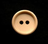 B16799 16mm Dull Dusky Peach Matt Centre 2 Hole Button - Ribbonmoon