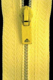 Z4517 23cm Deep Lemon Nylon No.3 Closed End Zip - Ribbonmoon