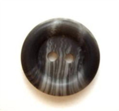 B5068 16mm Dark and Mid Grey Soft Sheen 2 Hole Button - Ribbonmoon
