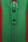 Z1319 36cm Shamrock Green Nylon No.3 Closed End Zip - Ribbonmoon